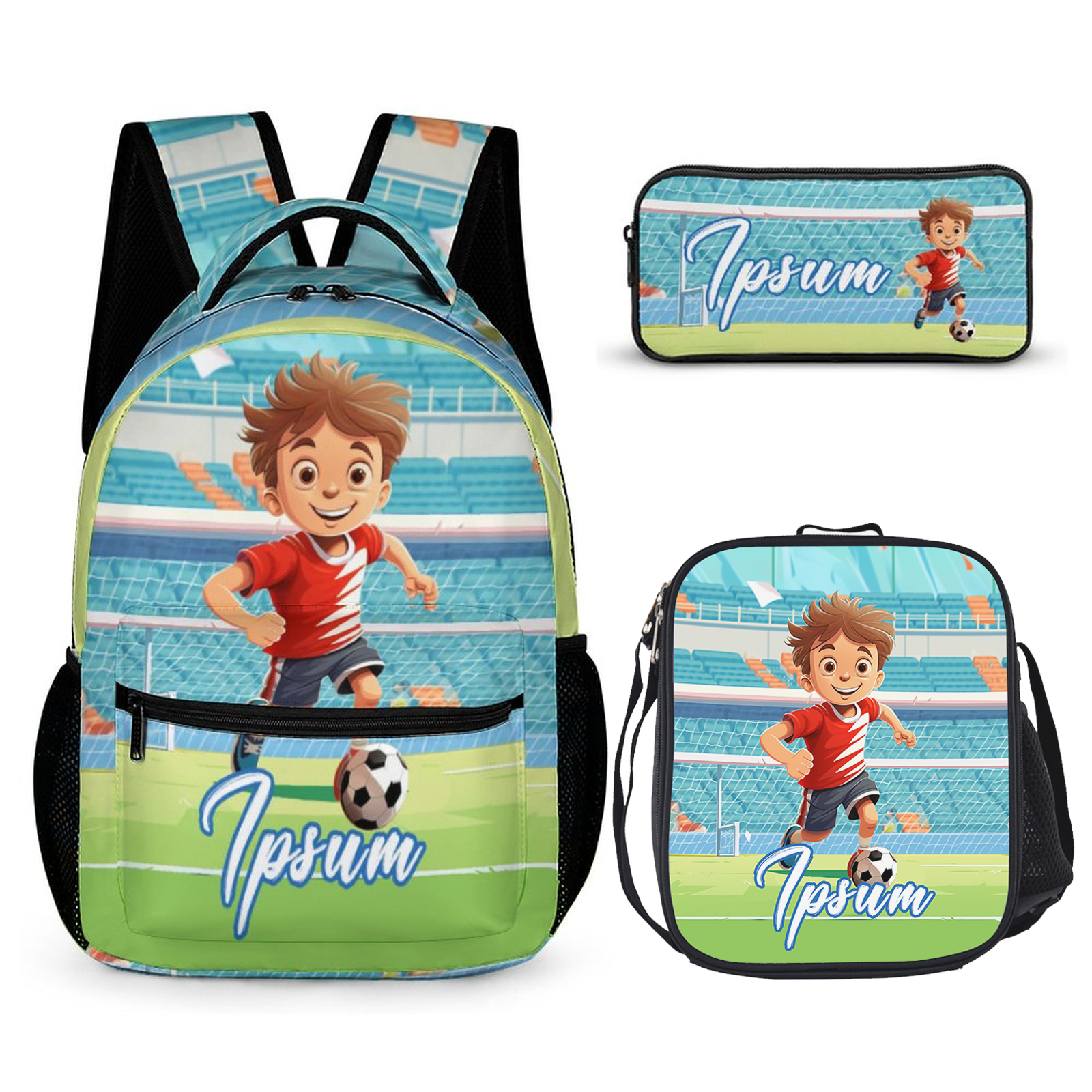 Customized Backpack 3-Piece Set