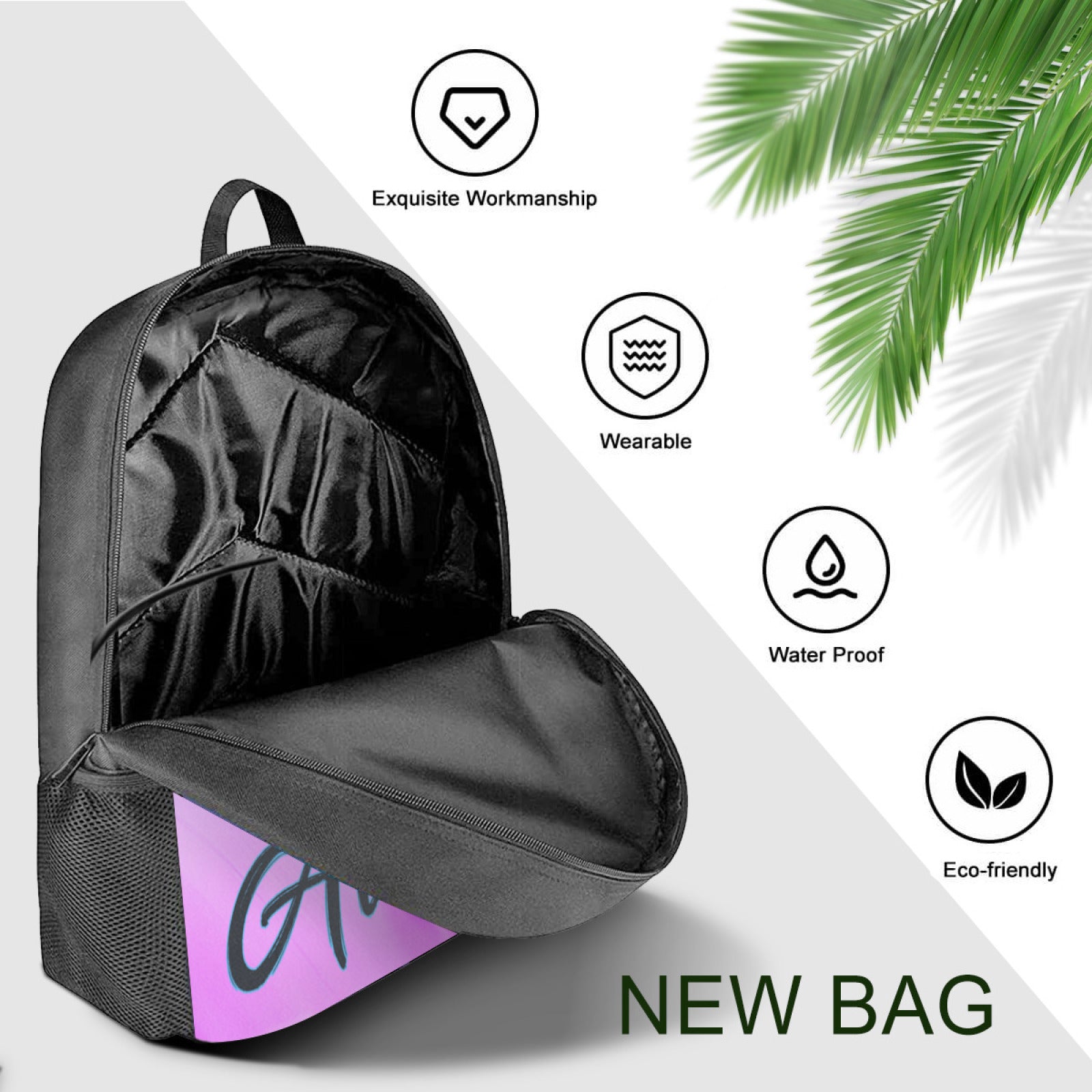 Custom Backpack Lunch Bag Set,Personalized Name School Bag,Custom Pencil Case, Back to School, Durable Personalized School Backpack for Kids