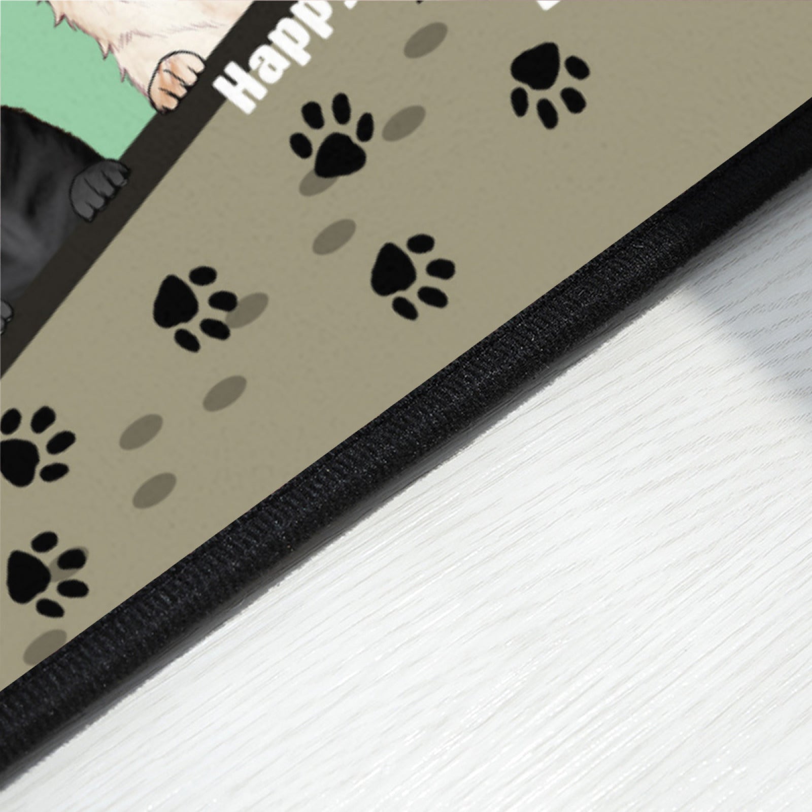 Welcome To Our Home,Cat Personalized Custom Decorative Mat - Gift For Pet Owners, Pet Lovers (Cat & Dog) - colorfulcustom
