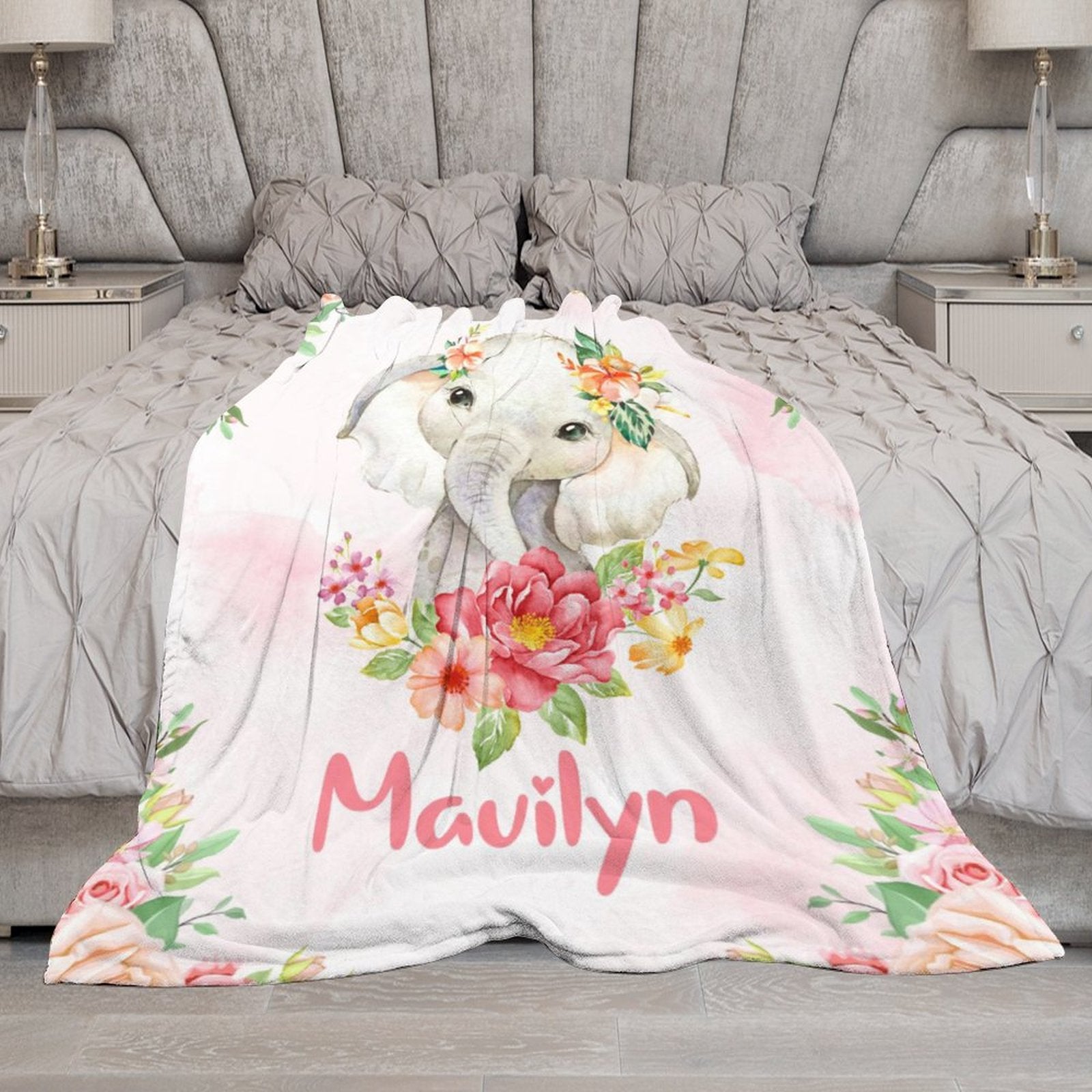 Free Shipping✈️Personalized Baby Blanket with Name Custom - Gifts for Babies - colorfulcustom