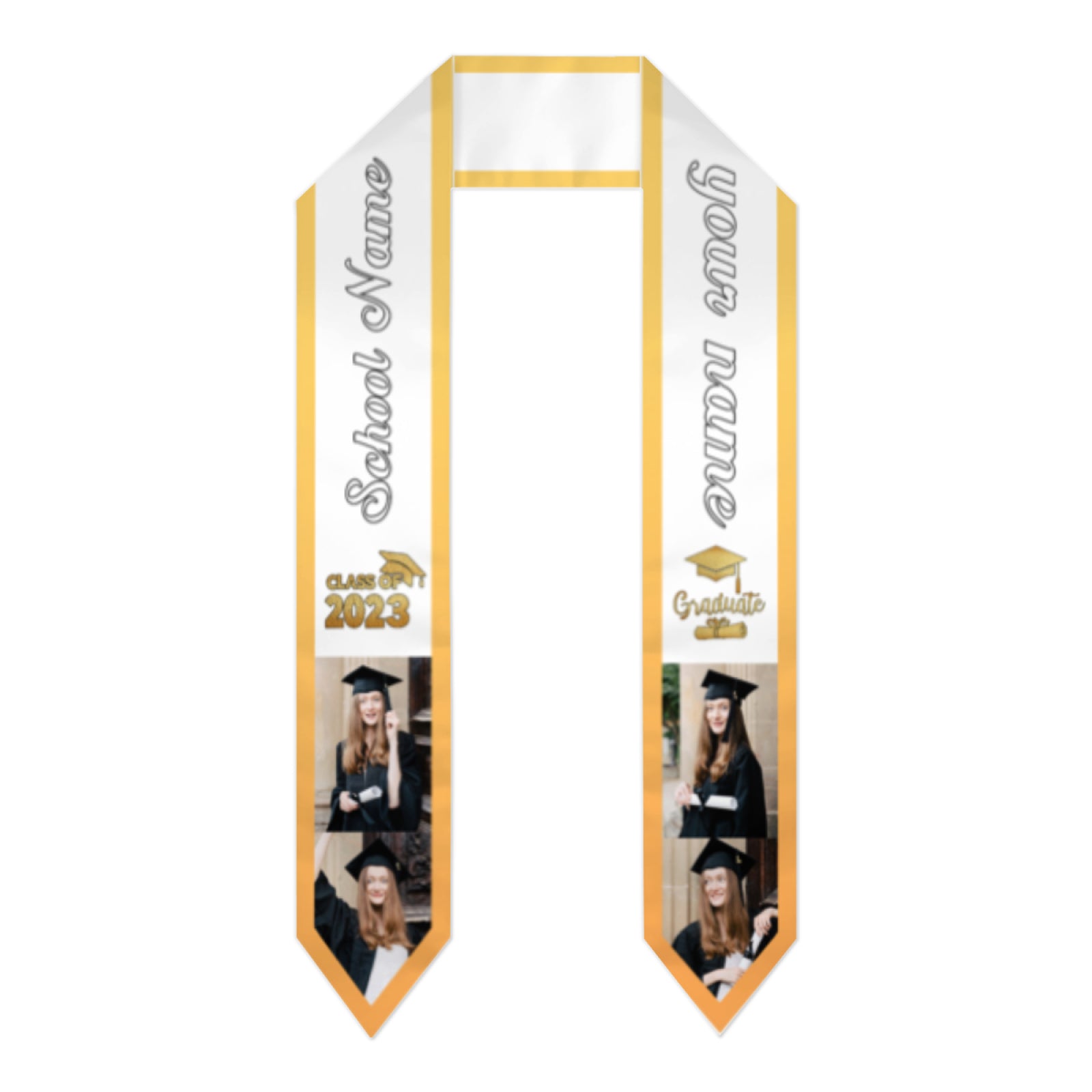 Customized Graduation 2023 Custom Graduation Stole - Graduation Gift - colorfulcustom