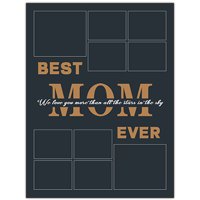 "Best Mom Ever" -Upload Picture--Customize Your Personalized Blanket- Mother's Day Gift For Mom - colorfulcustom